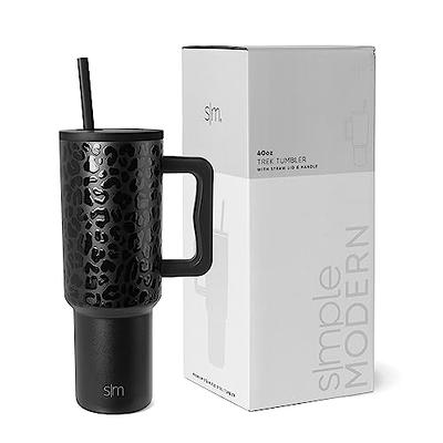 Simple Modern Insulated Tumbler with Lid and Straw, Iced Coffee Cup  Reusable Stainless Steel Water Bottle Travel Mug, Gifts for Women Men Her  Him, Classic Collection, 28oz