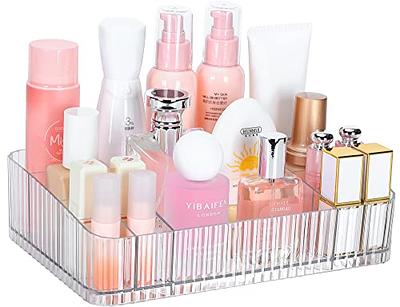 Pink Clear Makeup Organizer