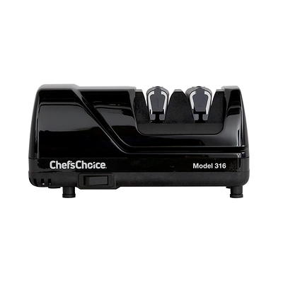 Cuisinart C77SHP-3S 3-Slot Foldable Knife Sharpener, Black/Red