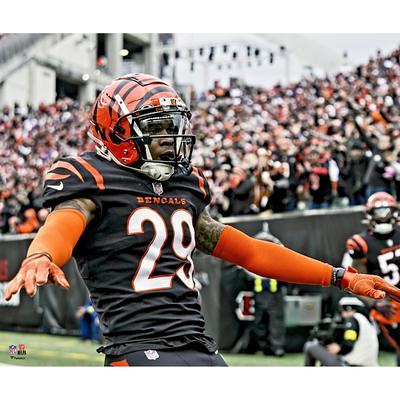 Joe Burrow Cincinnati Bengals Unsigned First Career Win Photograph