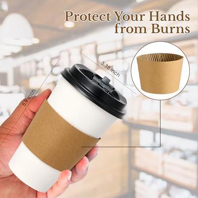 Disposable Paper Coffee Cups with Lids