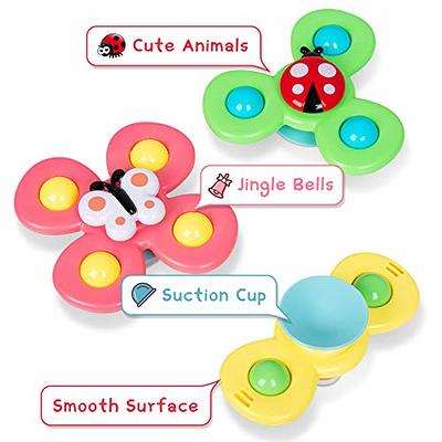 Baby Products Online - cxjoigxi 3pcs Suction Cup Baby Spinner Toy with  Strong Suction Cups, Baby Spinning Toys Months, Sucking Toys for 1-2 Year  Old Baby, for Gifts, Travel, - Kideno