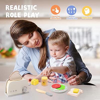 Shimirth Pretend Play Kitchen Accessories Playset, 38Pcs Kids Play Kitchen  Toys with Play Pots and Pans