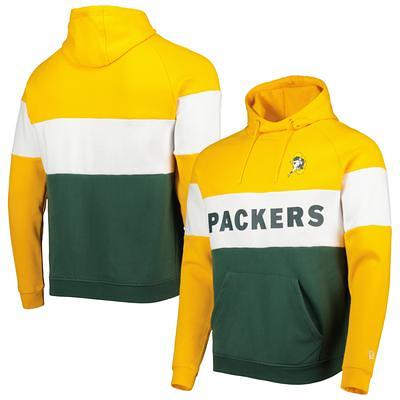 Men's FOCO Gold/Green Green Bay Packers Retro Colorblock Polo