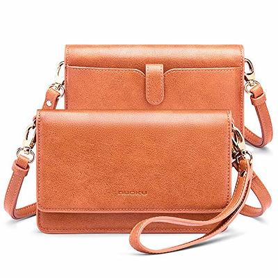 APHISON Multi-Function Small Crossbody Bags For Women,Cell Phone Shoulder  Bag,Clutch Purse,RFID Wristlet Wallet,Card Holder Purplish-Red - Yahoo  Shopping