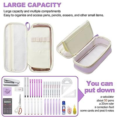 Large Capacity Pen Pouch Cute Pencil Bag Simple Pencils Box