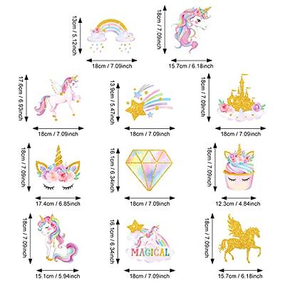 51 Pieces Unicorn Hanging Swirl Decorations Unicorn Party