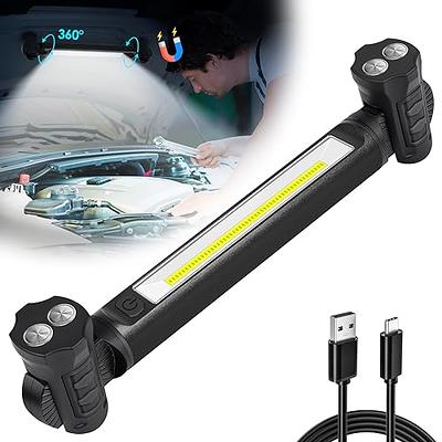 Spot LED Rechargeable Magnetic COB Torch Handheld Inspection Lamp Cordless  Worklight Tool Multifunctional folding light