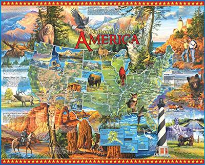 MasterPieces 1000 Piece Jigsaw Puzzle - National Parks - 19.25x26.75