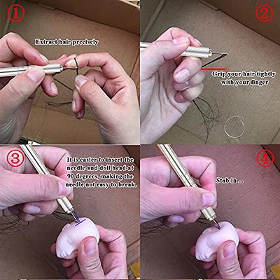 Doll Hair Rerooting Tool For Doll Hair Diy Supplies Beginners