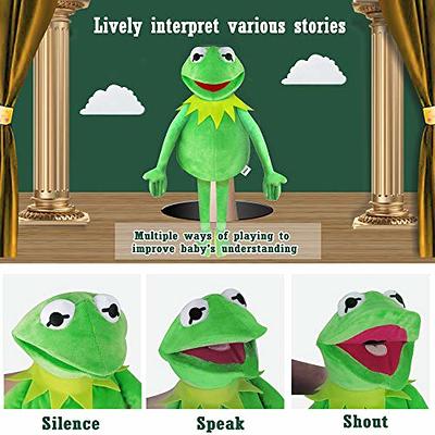 Kermit Frog Puppet, The Muppet Show, Soft Hand Frog Stuffed Plush