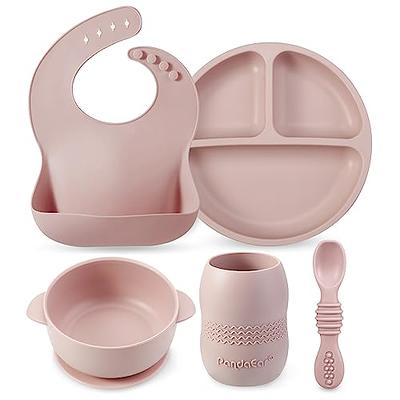 Silicone Baby Feeding Set, Baby Led Weaning Supplies, Suction Bowl