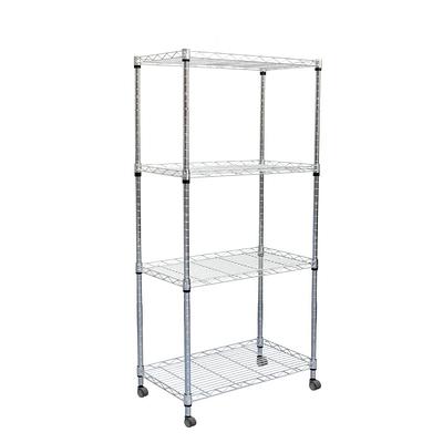 Kahomvis Metal Heavy Duty 3-Tier Utility Shelving Unit (13.5-in W