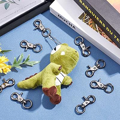 16 pcs Keychain Hooks with Swivel D-rings Heavy Duty Snap Lobster