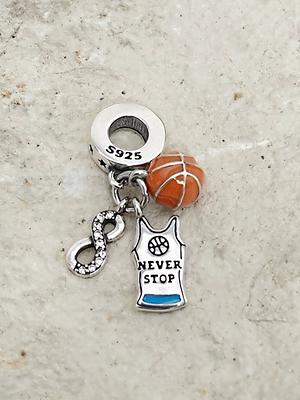 Basketball Beads For Jewelry Making, Jewelry, Charm, Pendant The Game, Team  Spirit Sports Lanyard - Yahoo Shopping