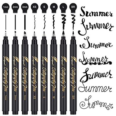 GETHPEN Calligraphy Pens,Hand Lettering Pens, Calligraphy Brush