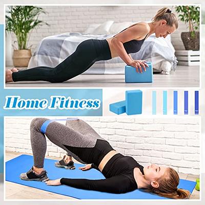Buy HemingWeigh Yoga Mat Thick, Yoga Kit for Home Workouts, 1/2 Inch Thick Yoga  Mat for Women, Men, Non Slip Yoga Mat with Yoga Foam Blocks, Yoga Strap, 2  Microfiber Towels, Beginner