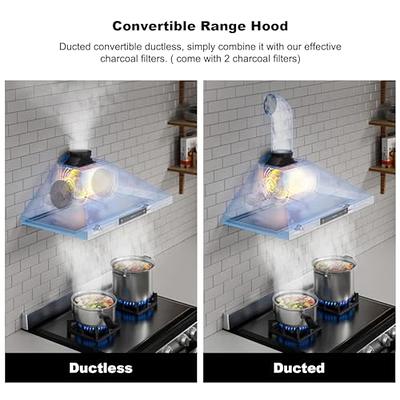 Comfee' Range Hood 30 inch, Under Cabinet Ducted/Ductless