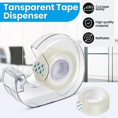 30 Set Clear Tapes and Refillable Dispensers 0.7 x 787 Inches Per Roll  Transparent Tape Refills Transparent Invisible Tape with Dispensers for  Office Gift Wrapping Home Store School Supplies - Yahoo Shopping