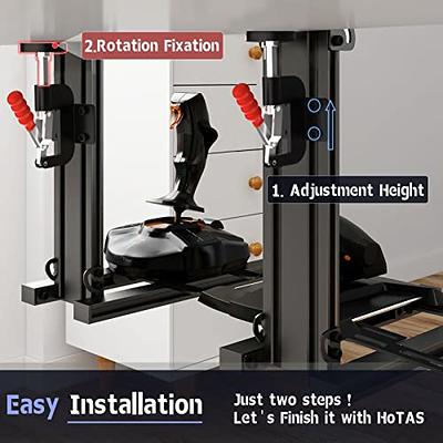 Hotas Mount Foldable Desk Mount for Flight Joystick Throttle Hotas