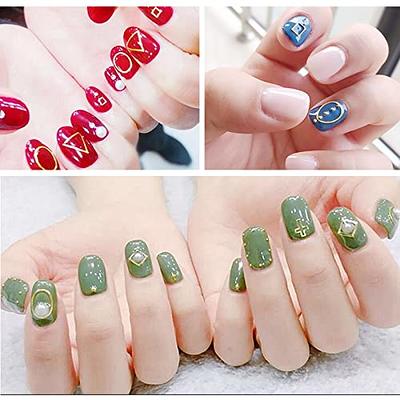 3D Flowers for Nails ,Flat Back 3D Acrylic Flower Nail Charms Colorful Nail  Charms Nails Designs - style 2