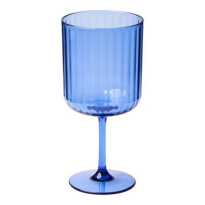 Modern Cobalt Blue Wine Glasses
