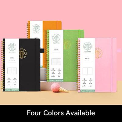 (2-Pack) A5 Dot Grid Notebook 100gsm Bullet Spiral Journal 5.7 x 8.3 inches  - 80 Sheets Per Book, Thick Dotted Paper, Wirebound