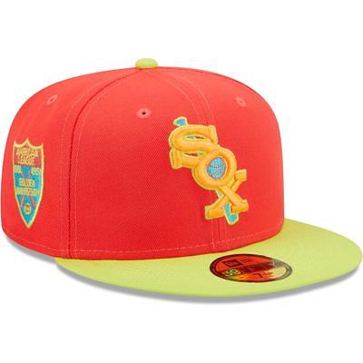 Miami Marlins New Era Neon Eye 59FIFTY Fitted Hat - White