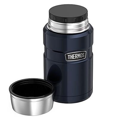 Thermos Stainless King 16 Oz. Travel Tumbler in Stainless Steel and  Midnight Blue