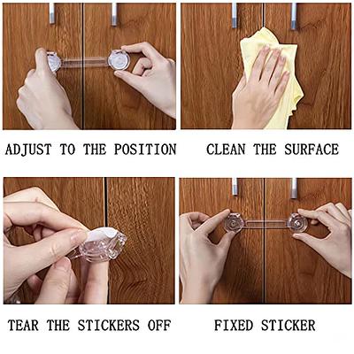 5Pcs Child Safety Locks Baby Safety Lock Transparent Child Safety