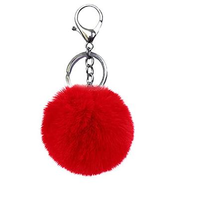 Wholesale Faux Rabbit Fluffy Puff Ball Key Chain,puffball Keychain With  Fashion Synthetic Diamonds L, Fur Pom Keychain With Charm, Keychain Pom Pom,  Fur Pom Keychain - Buy China Wholesale Pom Pom Keychain