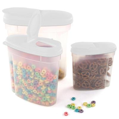 Lexi Home 3 Piece Airtight Plastic Cereal Dispensers - Lexi Home