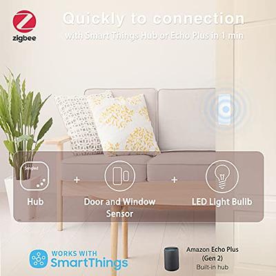 Enbrighten Zigbee Dimmer, Dual Outlet Control Plug-In, Pairs Directly with  Echo 4th Gen/Echo Show 10 (All)/Echo Studio/Echo Plus (All)/Eero Pro 6