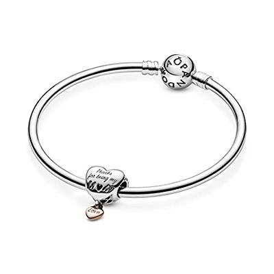 Authentic Pandora Bracelet Heart Clasp Silver HELLO KITTY Pink European  Charms