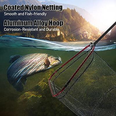 Fish Landing Net Thick Fishing Net Portable Fish Land Net Outdoor