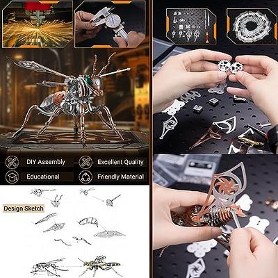 MHWTTY 3D Metal Puzzles for Adults Model Kits: DIY Build Mechanical Wasp  Metal Assembly Toy Steel Jigsaw Brain Teaser Puzzle for Men (Rose Gold-Wasp Metal  Puzzle) - Yahoo Shopping