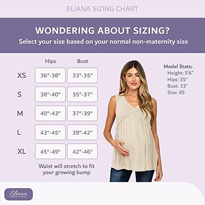 Eliana Stretchy Maternity & Nursing Tank Top - Maternity Blouses