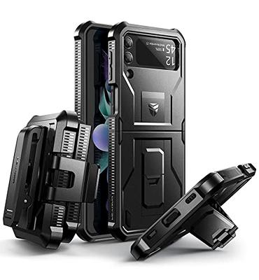 For Galaxy Z Flip 5 Case with Strap, Nylon Hinge Protection Hard PC Z Flip  5 Case with Adjustable Hand Strap Ring For Women Men, Shockproof Slim