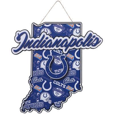 Indianapolis Colts 6 x 6 Repositionable State Shape Decal