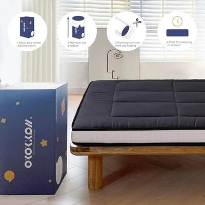 MAXYOYO Extra Thick Padded Japanese Floor Mattress, Roll Up