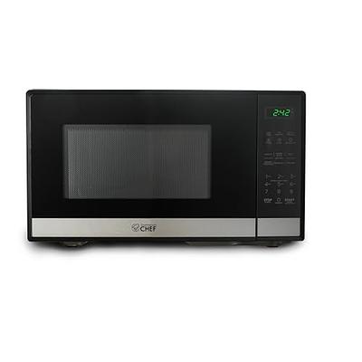 Commercial Chef Small Countertop Microwave With Digital Display