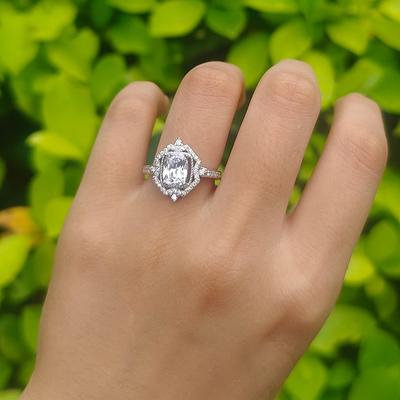 1.3ct 925 Silver Ring