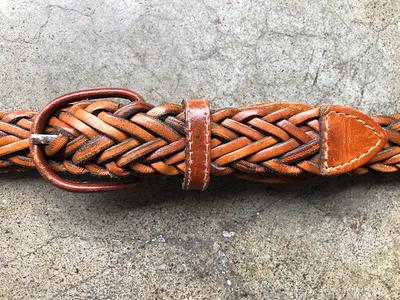 Women's Woven Belt - Universal Thread™ Brown M : Target