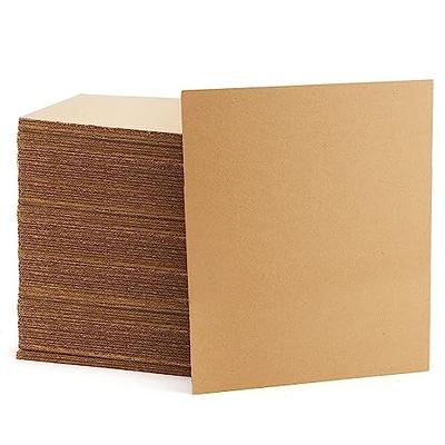  SHEUTSAN 100 Pack 8.5 X 11 Inches Corrugated Cardboard Sheets