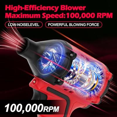 ohyes Air Blower Brushless High-Speed Motor Compatible with Milwaukee M18  Battery Air Duster Leaf Blower For Camping BBQ & Workshop (Battery not  included) - Yahoo Shopping