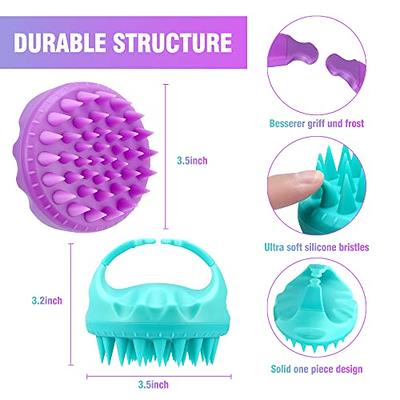 Hair Scalp Massager Shampoo Brush  Soft Silicone Brush Great For Dandruff