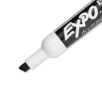 Expo Low Odor Dry Erase Markers, Chisel Tip, Assorted Colors, 12 Count