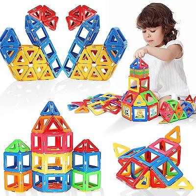 Magnetic Tiles for Kids Age 3-5 4-8 Upgraded STEM Educational