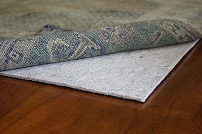 RugPadUSA - Dual Surface - 8'x10' - 1/4 Thick - Felt + Rubber - Non-Slip Backing Rug Pad - Safe for All Floors