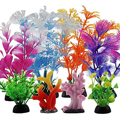 PietyPet Fish Tank Decorations Plants with Resin Coral, 8 pcs Aquarium  Decorations Small Plants Plastic, Fish Tank Accessories, Aquarium Decor -  Yahoo Shopping